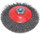 Spazzola cono Bosch m14 115 ondulata 0,35 acciaio