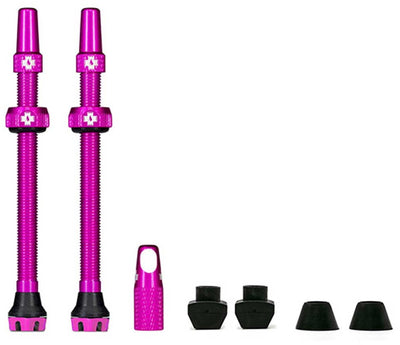 Válvula muc-off muc off tubeless v2 sv (44mm) color: aluminio fucsia