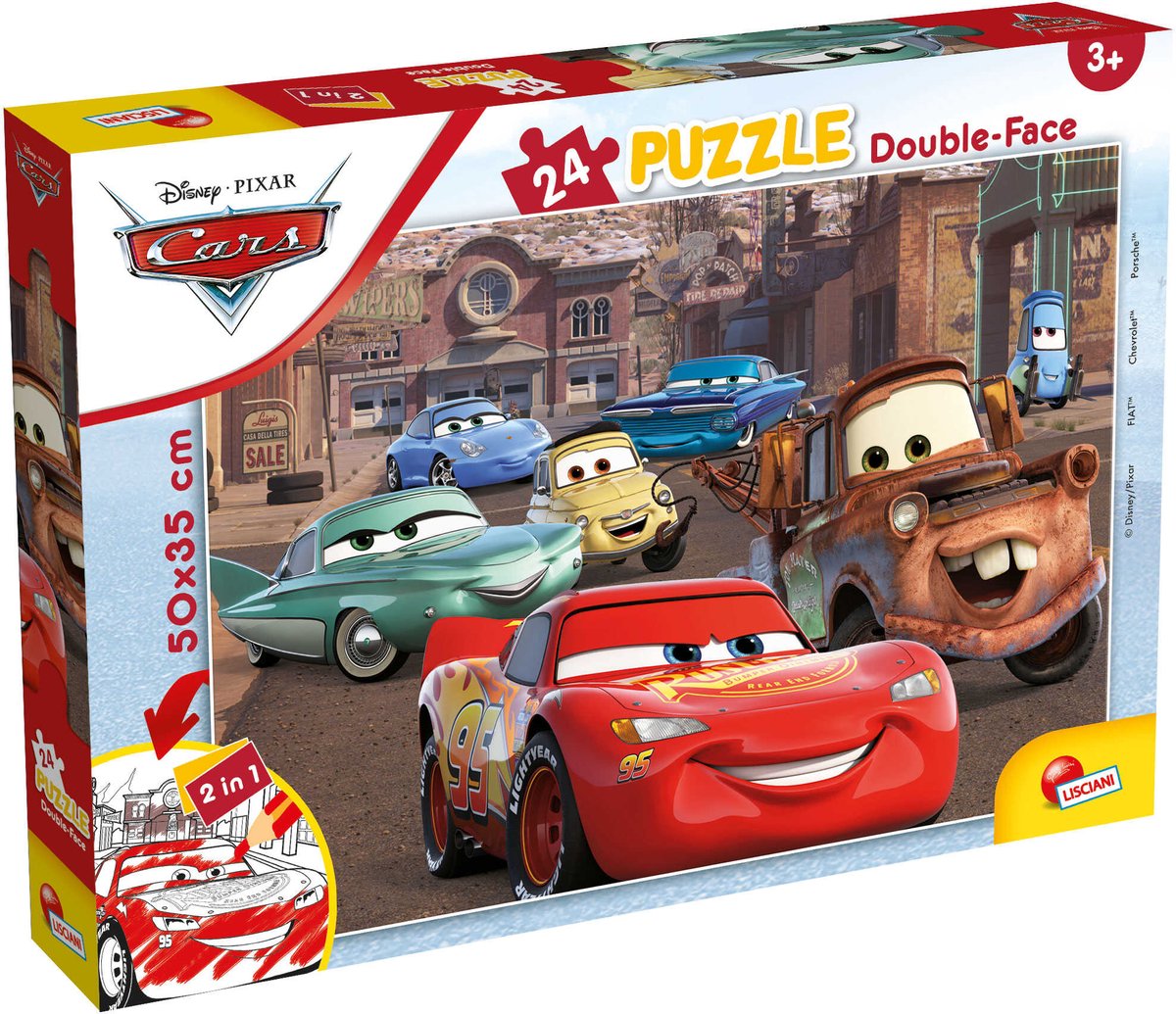 Lisciani disney puzzle df plus 24 cars