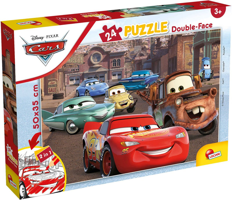Lisciani disney rompecabezas df plus 24 coches