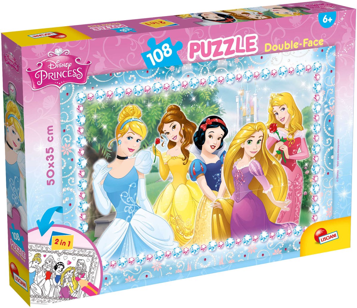 Lisciani rompecabezas df plus 108 princesa