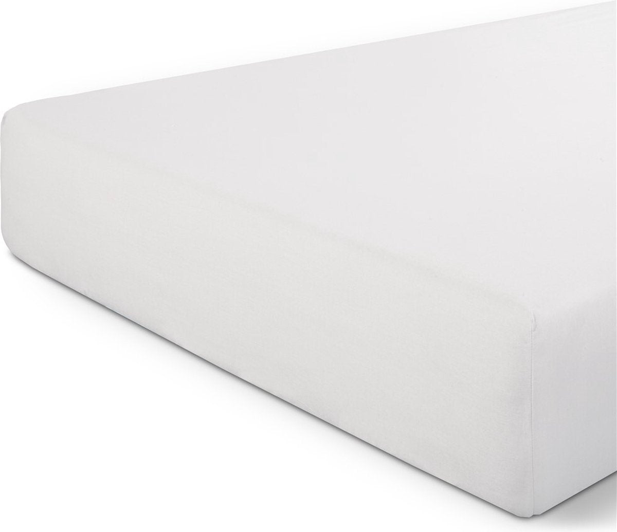 Dindi home sábana bajera dindi basic beauty - 160x200 - 100% algodón - blanco