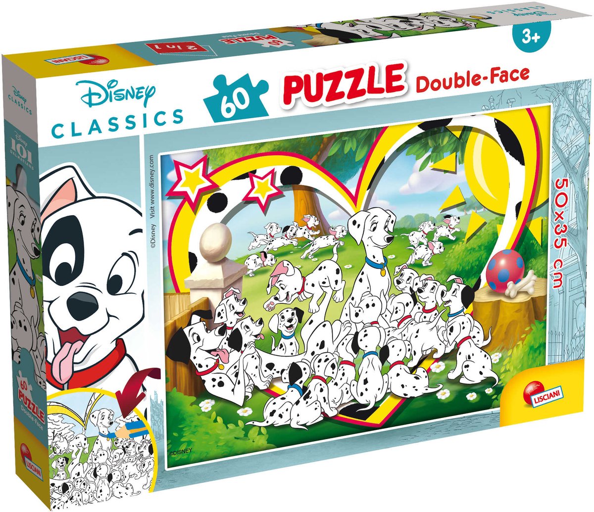 Lisciani disney puzzle df plus 60 101 dalmatians