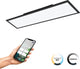 Eglo connect.z salobrena-z smart plafondlamp - 120 cm - zwart wit - instelbaar wit licht - dimbaar - zigbee