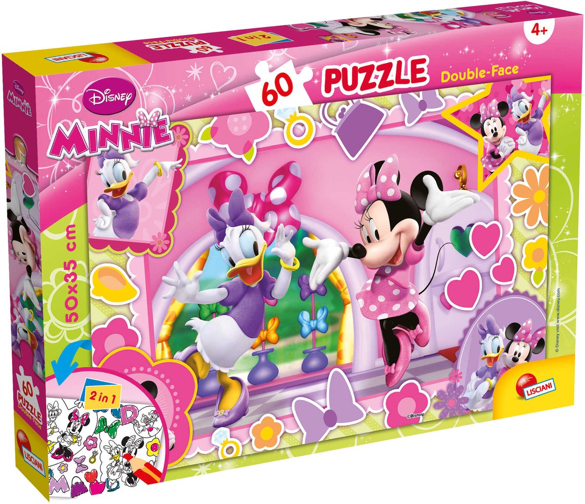 Lisciani rompecabezas df plus 60 minnie
