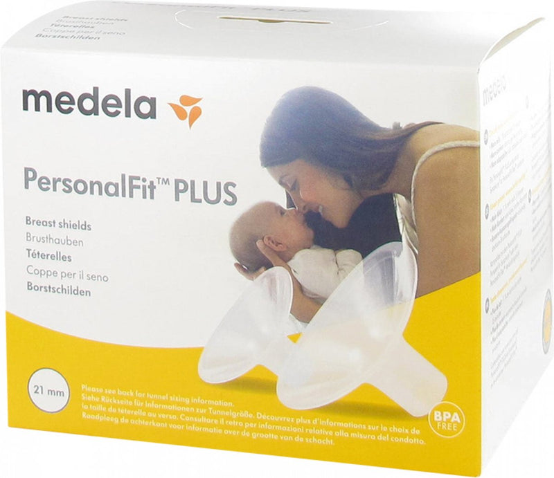 Medela personal fit plus embudo - 2 piezas - talla s - 21 mm