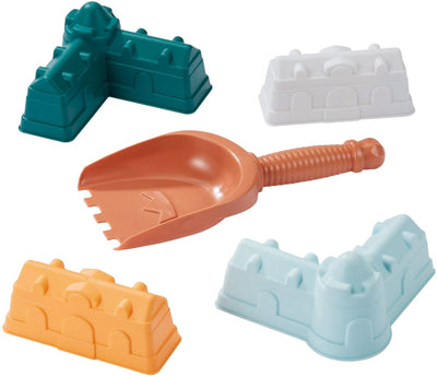Formas de arena del castillo de Ecoiffier con SCOOP, 5dlg.