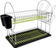 Confortime scolapiatti per vaschetta lavello cucina (50 x 23,5 x 33 cm)
