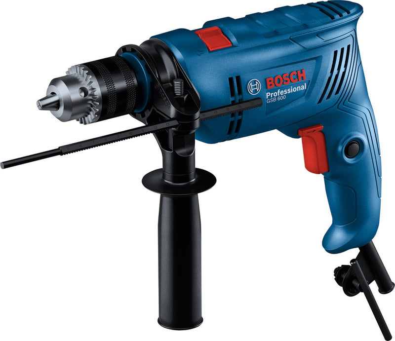 Taladro de impacto bosch azul gsb 600 | en caja - 06011a0320