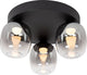 Lucide tamino - lampada da soffitto (lampada da soffitto) - LED dimmerabile - 3x5,6W 3000k - nero