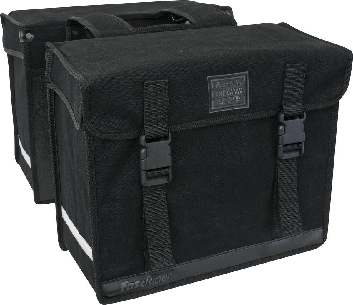Fastrider canvas 47l double bicycle bag basics
