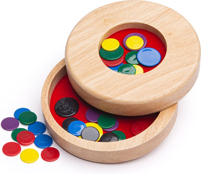 Bigjigs guiña tiddly winks madera pulga de pulga