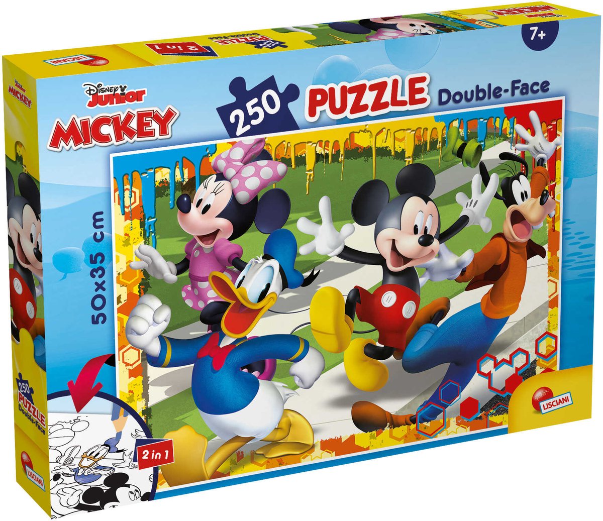 Lisciani rompecabezas df plus 250 mickey mouse