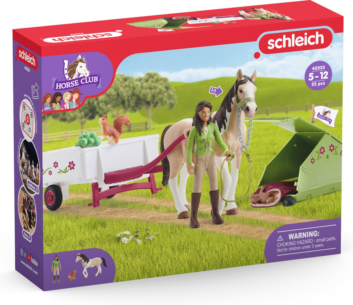 Schleich Horse Club Sarah's camping trip 42533