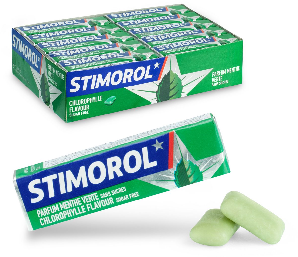 Stimorol clorofilla - gomma da masticare - senza zucchero - 1x30 pezzi
