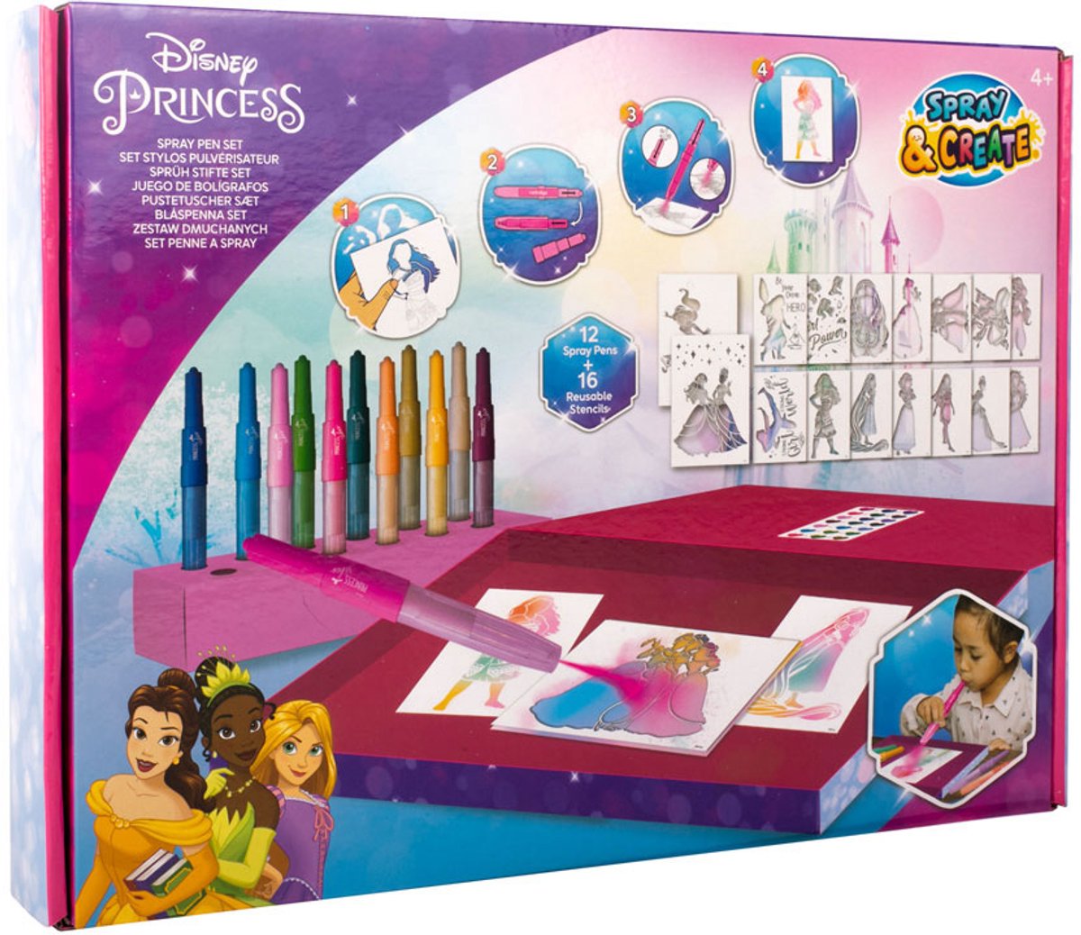 Disney Princess Blaaspennen set Deluxe