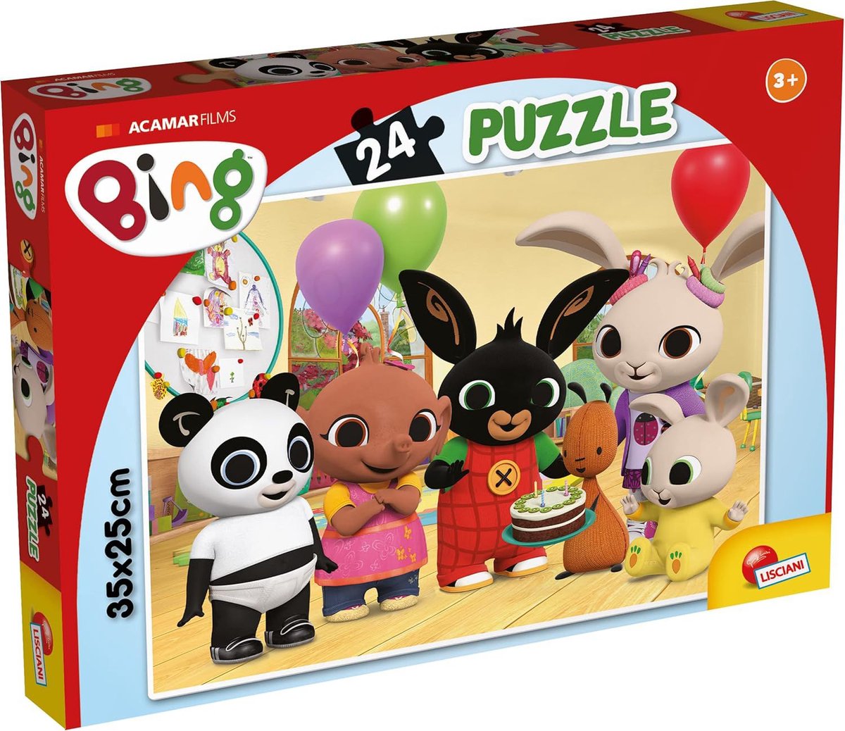 Lisciani bing puzzle m-plus 24 - happy birthday!