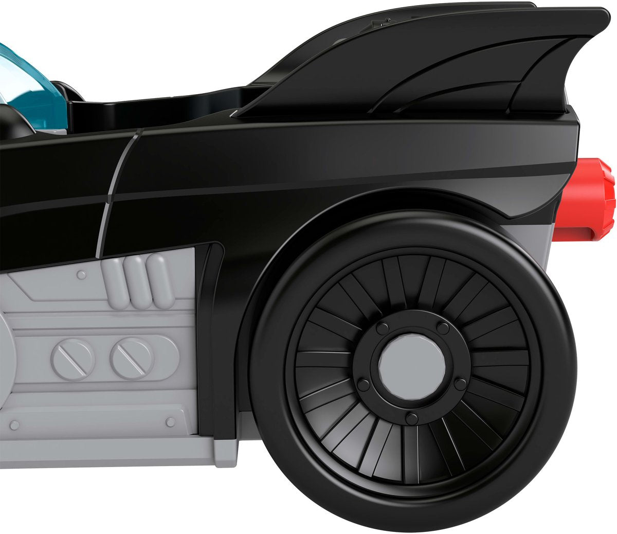 Fisher-Price Imaginext DC Super Friends Batmobile Batmobile Metal Force, Auto, 3 Anni, Plastica, Nero