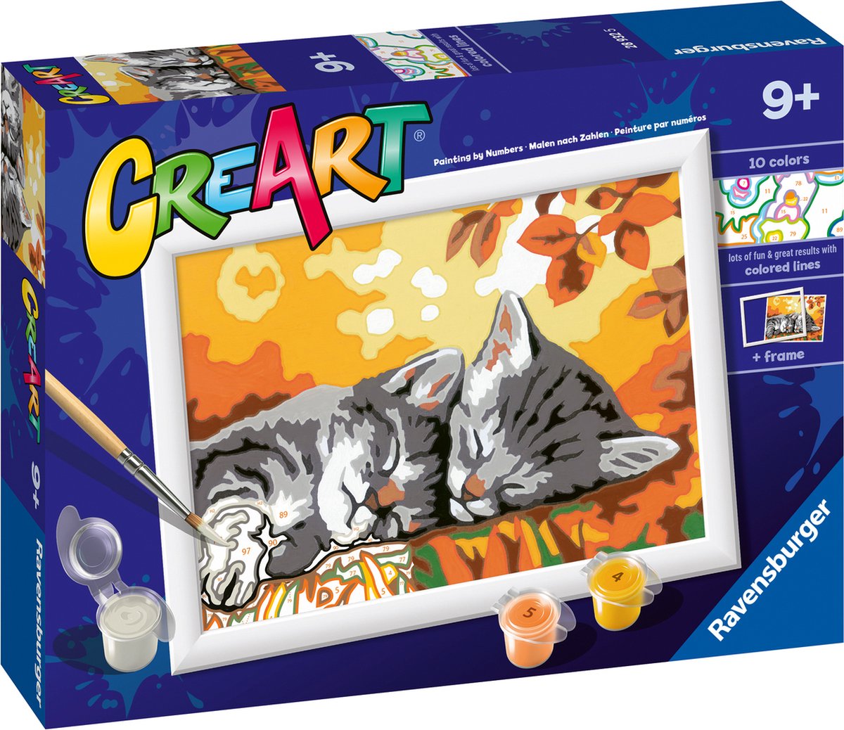 Ravvensburger Creart Painting a numer Autumn Kittens