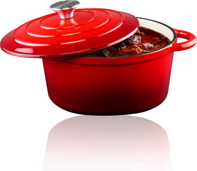 Sartén Alpina hierro fundido ø24cm rojo