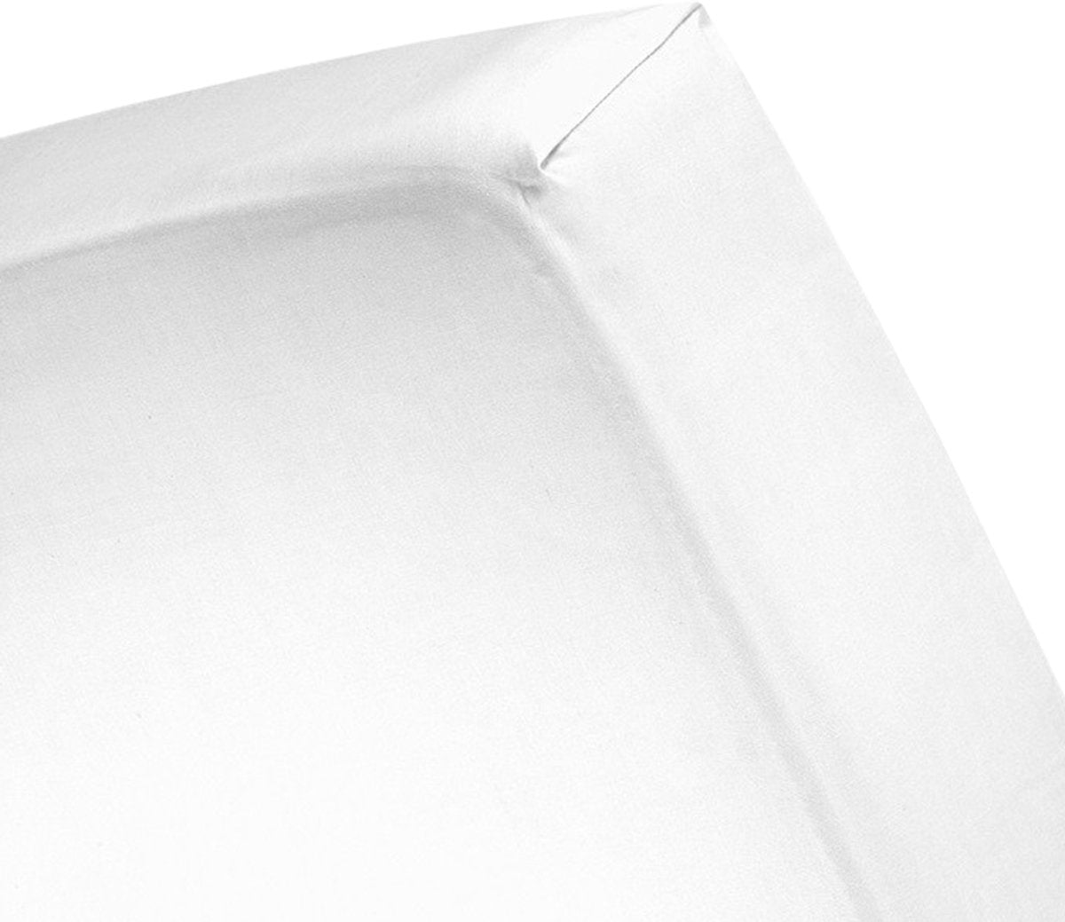 Sábana bajera Cenicienta - 2 personas - poliéster - protector de colchón - 120x200 cm - hasta 25 cm - blanco