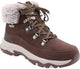 Botas impermeables Skechers Trego Snow Preocupaciones 167882 Choc para mujer