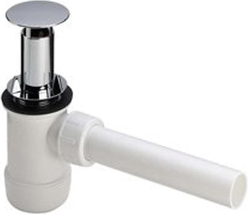 Sifón extraíble de plástico Viega con tubo de pared 5 4 con roseta