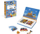 Janod - magnetibook - corridori - set da gioco con libro magnetico