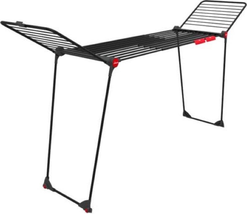 Tendedero Vileda infinity flex ultimate (edición negra) - tendedero de mesa - longitud de secado 30 m - estante central extensible telescópico - alas altas