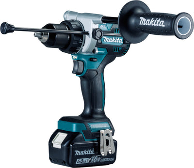 Makita dhp486rtj trapano avvitatore a percussione a batteria 18v 2x 5.0ah in mbox