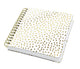 Cuaderno sigel jolie - a5 cuadrado - con espiral - lluvia dorada - páginas en blanco - si-jq100