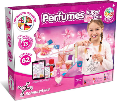 Science 4 you science4you perfume super lab - set de experimentos para niños a partir de 8 años - 13 experimentos - juguetes educativos