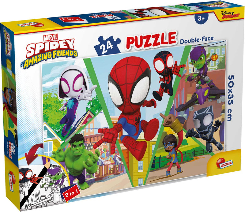 Lisciani marvel puzzle df plus 24 spidey - desafíemos