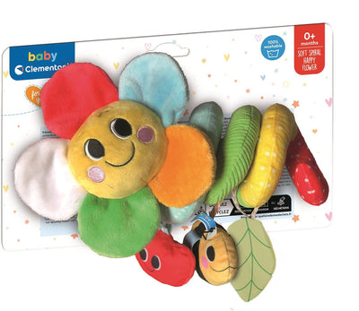 Clementoni - cochecito bebe magic jardin en espiral - cochecito de juguete - cochecito en espiral - a partir de 0 meses