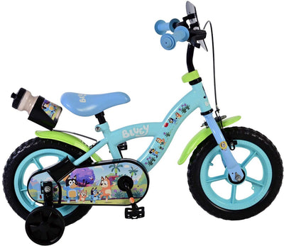 Bicicletta per bambini Bluey - ragazzi - ruote magnetiche - 12 pollici - blu