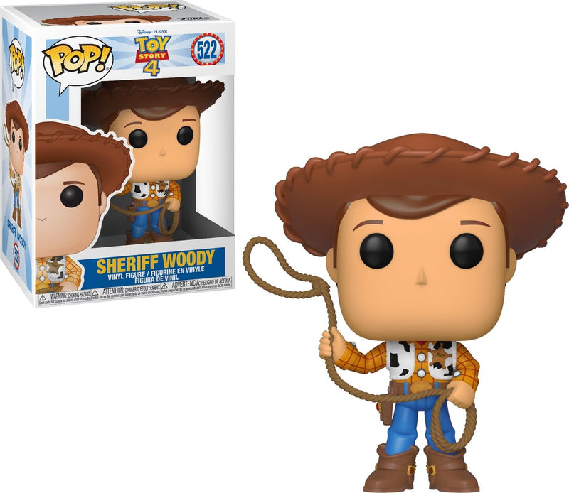 Funko sheriff woody #522 - toy story 4 - ¡pop!