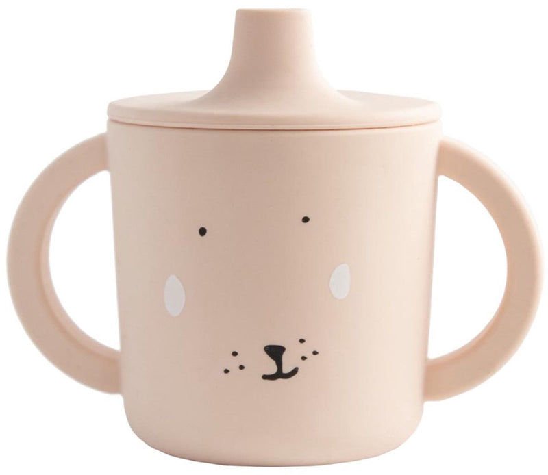 Trixie tuitbeker - mrs. rabbit - drinkbeker voor baby - antilek beker - voor baby's vanaf 4 maanden - van siliconen - geschikt voor de vaatwasser