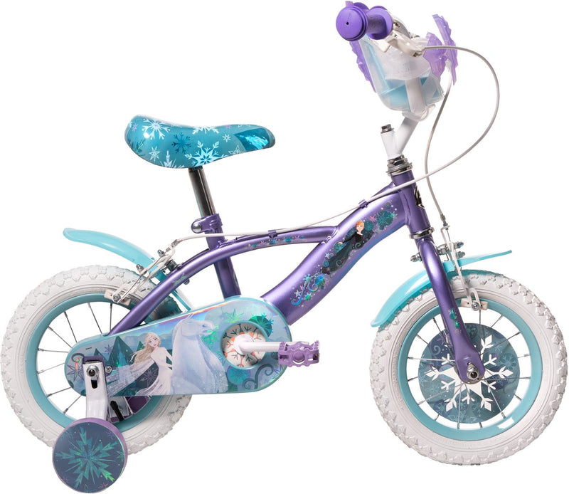 Disney die eiskönigin disney frozen 2 bicicleta para niños - niñas - 12 pulgadas - azul violeta - dos frenos de mano