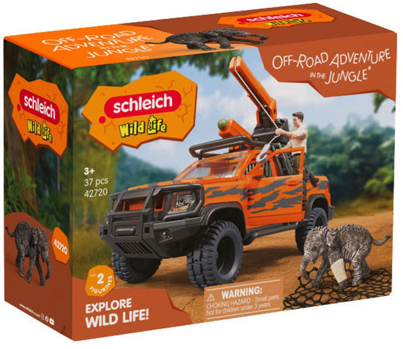 Schleich Wild Life Avventura fuoristrada nella giungla 42720