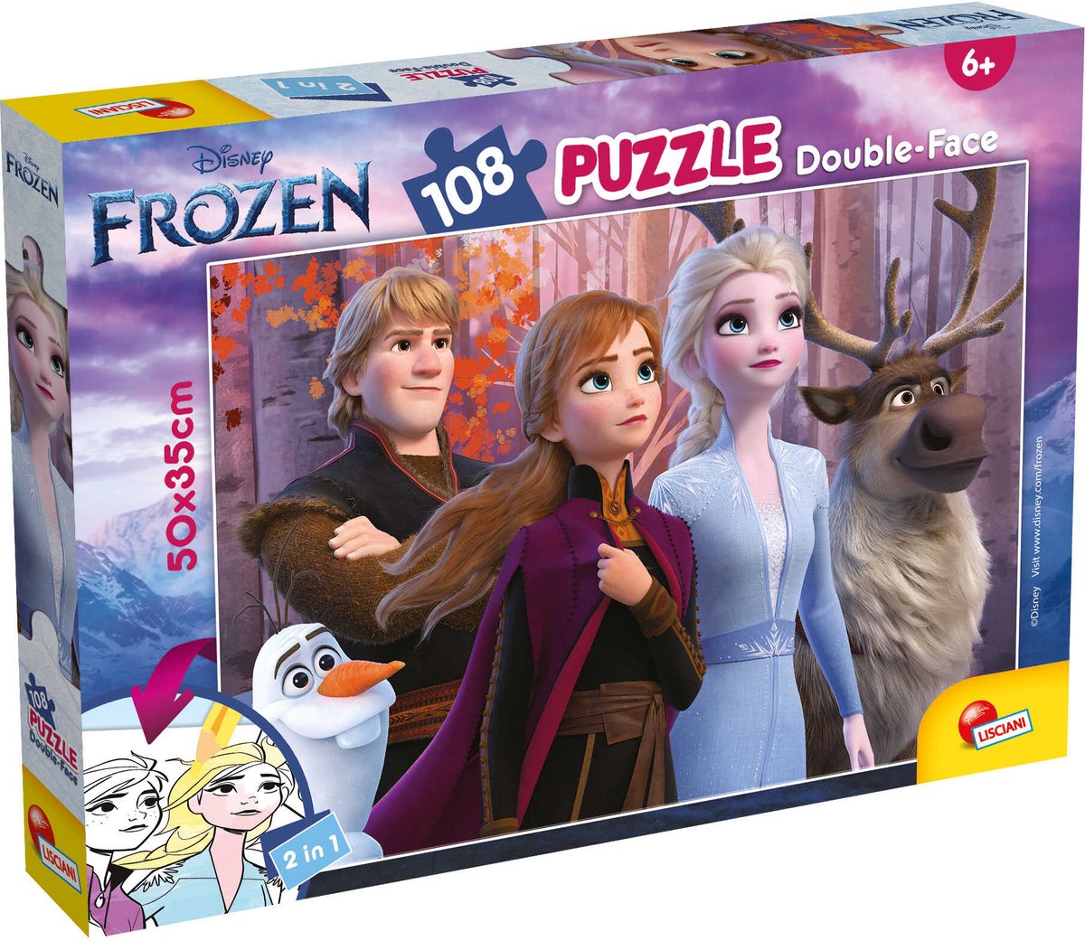 Lisciani disney puzzle df plus 108 frozen 2