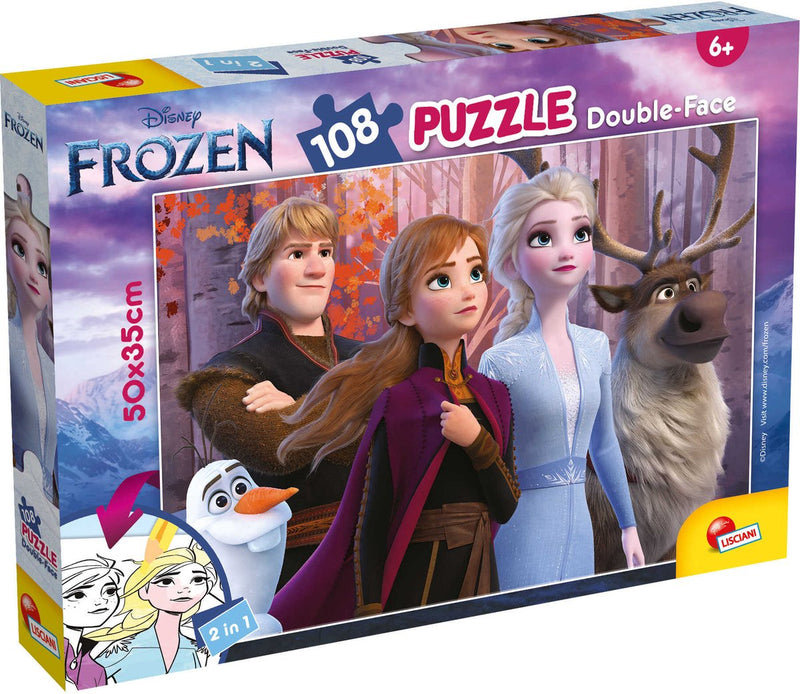 Lisciani disney rompecabezas df plus 108 frozen 2