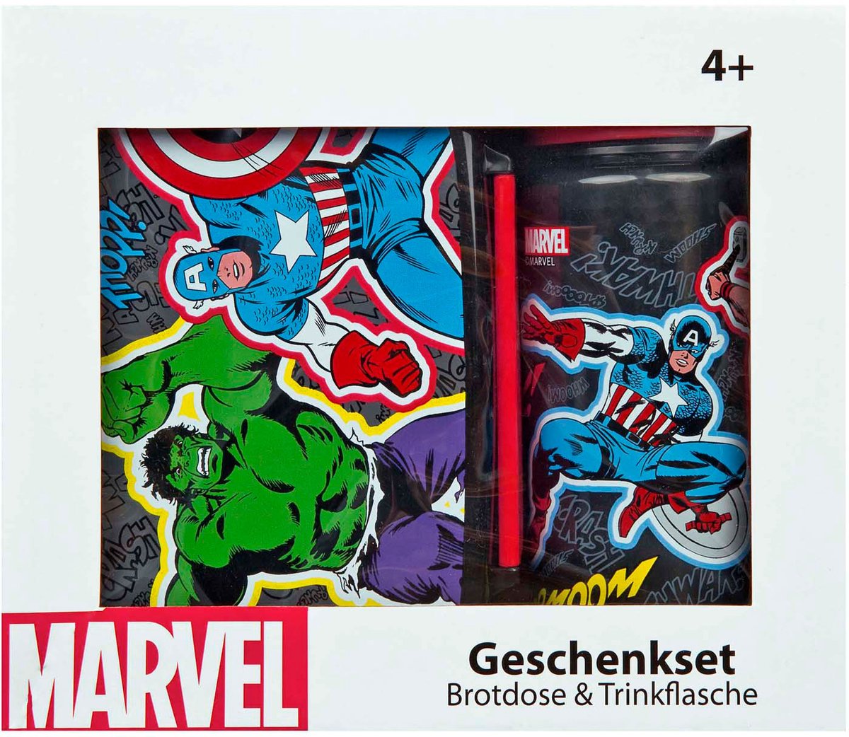Set portapranzo e bicchieri Undercover Marvel Avengers
