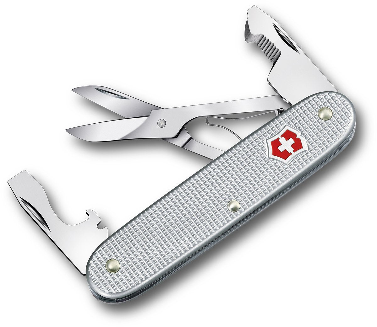Coltello tascabile intelligente Victorinox Companion Alox - 93 mm - 6 funzioni - argento