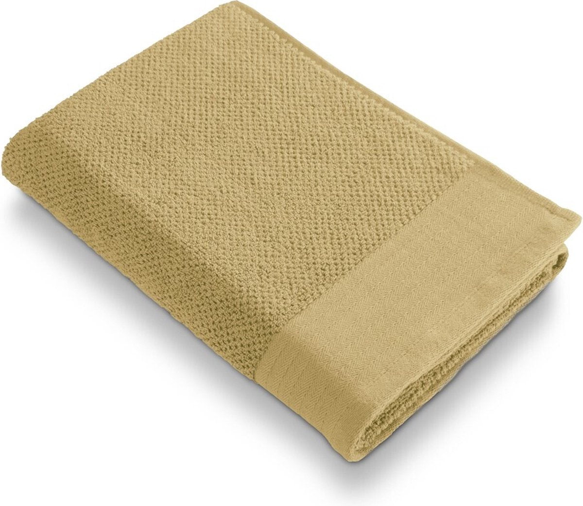Asciugamano da bagno Walra in morbido cotone popcorn - giallo - 70x140