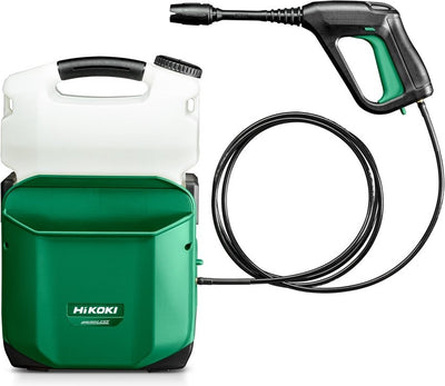Hikoki battery high-pressure cleaner 18v - 0.5-20bar - 0.5-1.2l min - 8l tank - mv - exclusive (= without batteries and charger) in box