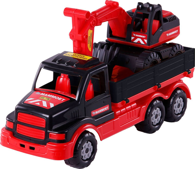 Cavallino Toys Cavallino Mammoet Torpedo camion con escavatore, 44,5 cm
