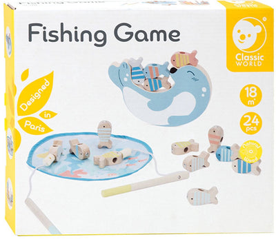 Classic World World Wooden Fish Game Seal, 24dlg.
