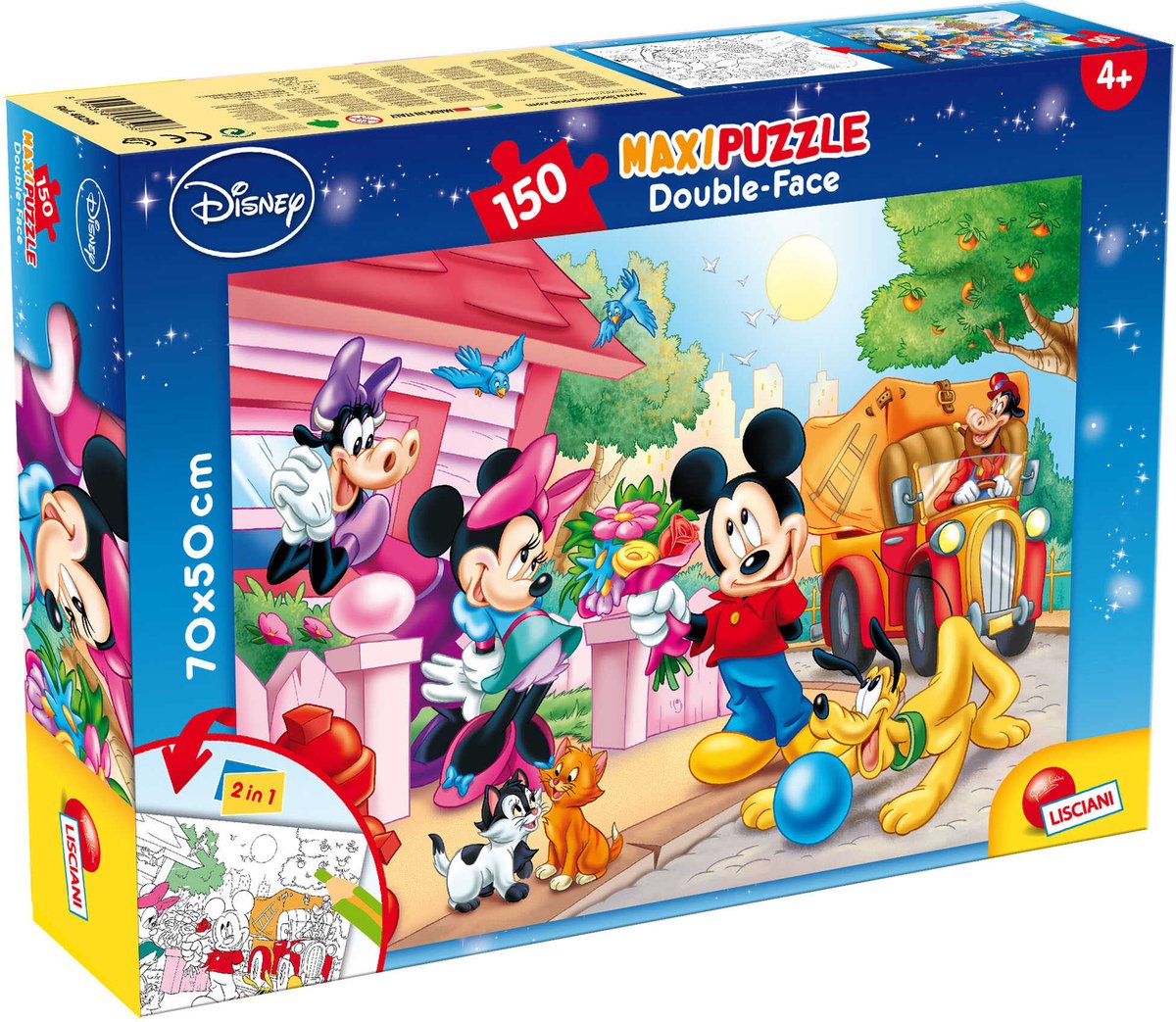Lisciani disney puzzle df maxi piso 150 mickey mouse