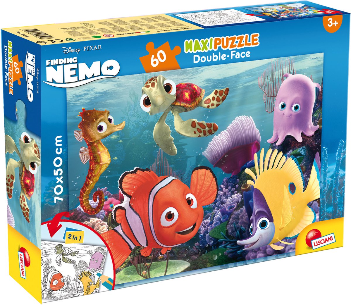 Lisciani disney rompecabezas df maxi piso 60 nemo