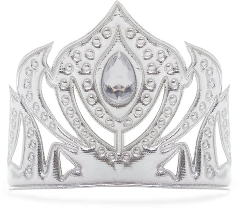 Piccole avventure - corona della principessa del ghiaccio - morbida corona per bambini - argento
